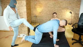 Rudy Valentino Takes Control: Raw Bareback Domination Over James Huck – Gay Porn