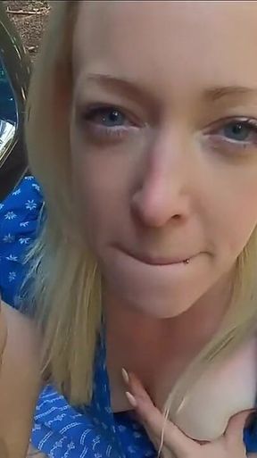 Roadside Creampie Challenge: Free Ride Full Load in My Pussy!