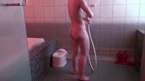 Ex-Athlete Shows Off Ripped Abs with Man Streaking Action