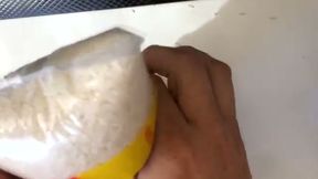 How he put my tits together at home !!