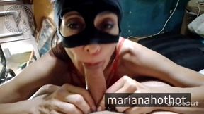 Argentina Sucks Cock and Opens Her Pussy