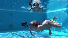 Erotic Lindsay's underwater teens 18+ smut