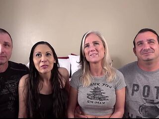 Despairing Amateurs casting sexy large tit big beautiful woman milfs getting their taut vaginas pounded indeed hard by large weenie