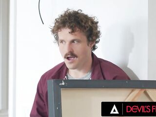 DEVILS FILM - Vanessa Vega’s Stress-Relief Masturbation Busted Leads To Hard Face Banging