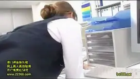 Secretary Gone Wild! Naughty Janitor Sexual Stimulant Prank Leaves her Craving More