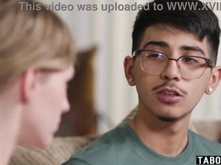 Popular teen blondie lure her shy fella into wild fuck