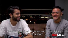 Hung Latin Luck Santos Covering Camilo Brown'_s Face In Cum For Wild Latinos