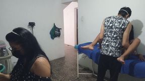 I Was Visiting My Neighbor and Then the Man I Like so Much Arrived to Make Us Morbid