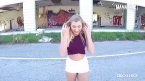 Sexy Slut Vyvan Hill Banged Deep by Spanish Stud Outside - MAMACITAZ