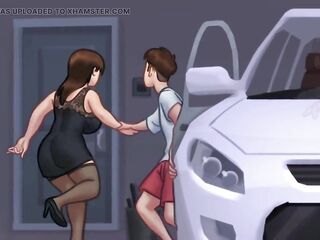 Immoral stepmom desires to be making love all the time, this babe's addicted to sex- Summertime Saga