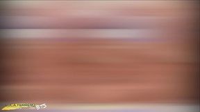 BTS of the scene: Viking Vara comes for the first time in Ferrero'_s studio with her Husband. Anal sex, DP, Big Gape, Swallow and Cum on open ass.