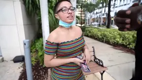 Buzz Cut Teen with Glasses Swallows Huge BBC