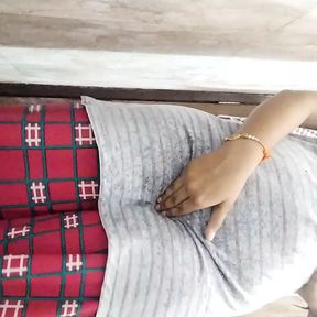 Young cute girl bathing in Indian home Indian cute girl desi