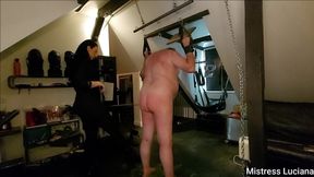 The loser gets a lot on his ass