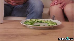 Busty Latina MILF Catherine Knight deepthroats and gets anally pounded