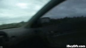 ”Horny blonde behind the scenes”