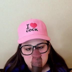 Karen's Black Cock Cum Shower Starring Luna Kat