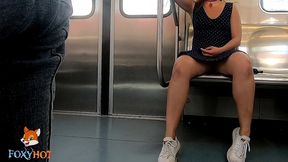 upskirt en el metro de la ciudad de mexico mostrando mi ropa interior tanga