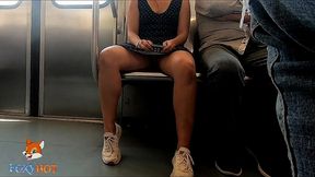 upskirt en el metro de la ciudad de mexico mostrando mi ropa interior tanga