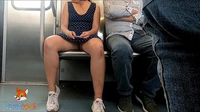 upskirt en el metro de la ciudad de mexico mostrando mi ropa interior tanga