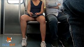 upskirt en el metro de la ciudad de mexico mostrando mi ropa interior tanga