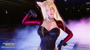 Meovv Performs Sensual Ahri-Inspired K-pop Dance in Steamy MMD Animation