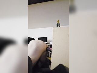 Sex toy butt screw on snaptchat