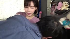 Dirty young thing's wagon gets banged hard by her older Japanese mistress, Eimi Fukada.