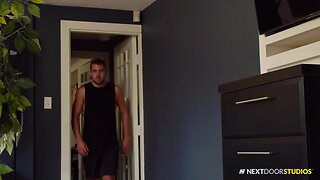 Rough and raw: scott finns twink workout with spanking, ass licking, and face fucking