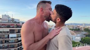 Italian Muscle Top Pablo Pixx Destroys Tight Ass in Sagrada Familia Apartment - Rough Bareback