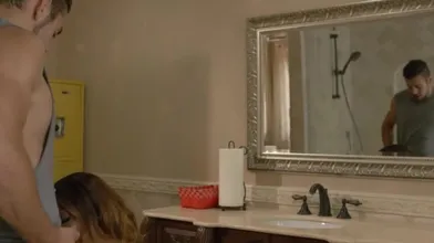 Ebony Ts Gets Analed In The Gym's Changing Room