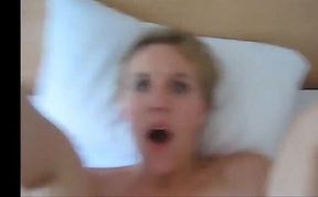 Intense Threesome Orgasm with Homemade Gangbang