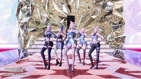 Alluring League of Legends 4K animation features Kpop dance from Pandora