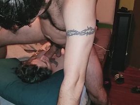 Wife Sucking Cock and Balls