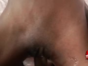 He cums 4× cum dump slut gets multiple creampies