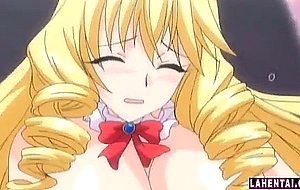 Big titted hentai blondie fucked