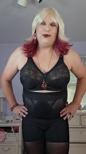 My Granny Girdle Underwear, Getting Ready to Go Out!