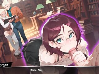 Morgan desires it in the library. I’m not saying no - FemBoy Futanari Abode