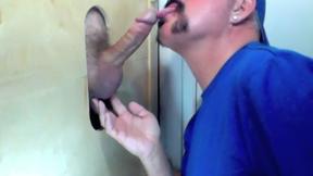Married Daddy Gets Blown At Gloryhole
