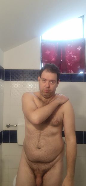 All Naked in Pubblic Bathroom