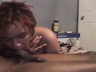 Bratty step sis gave me head with an attitude