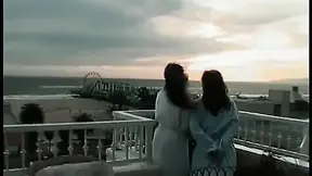 Squirting lesbians on the porch