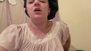 Face Only Pure Agony Solo Masturbation Dakota Marr In Bed In Nightie Pajamas