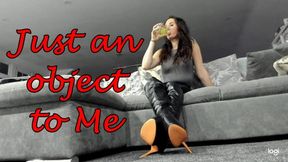 Human footstool and selfie taking (WMV)