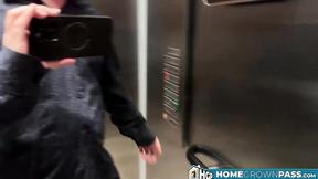 ”Stephan Rogers slides his uncut dong into Scarletts sexy beaver to splash his splo”