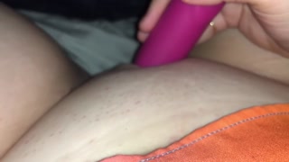 Teen Virgin Plays with Vibrating Dildo