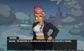 Witch hunter jerk her panties in night park
