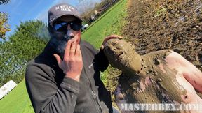 A muddy human ashtray - Master Bex - MP4 4K Ultra HD