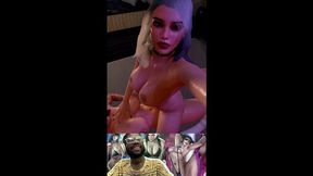 Goth Stepdaughter Rides A Hard Futa Cock Stepmommy