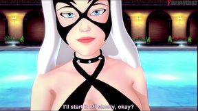 felicia hardy (black cat) bikini red pov sex - marvel spiderman - full & pov version on sheer & ptrn: fantasyking3